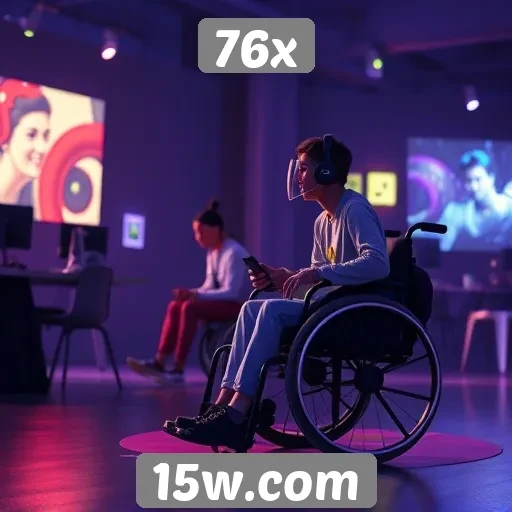 Acessibilidade e inclusão no site de jogos 76x