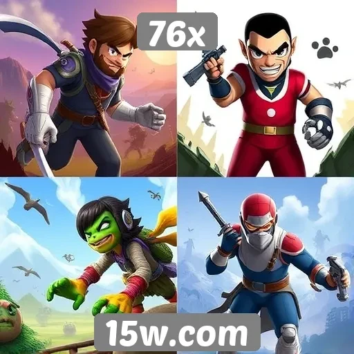 Comparativo entre jogos populares disponíveis no 76x